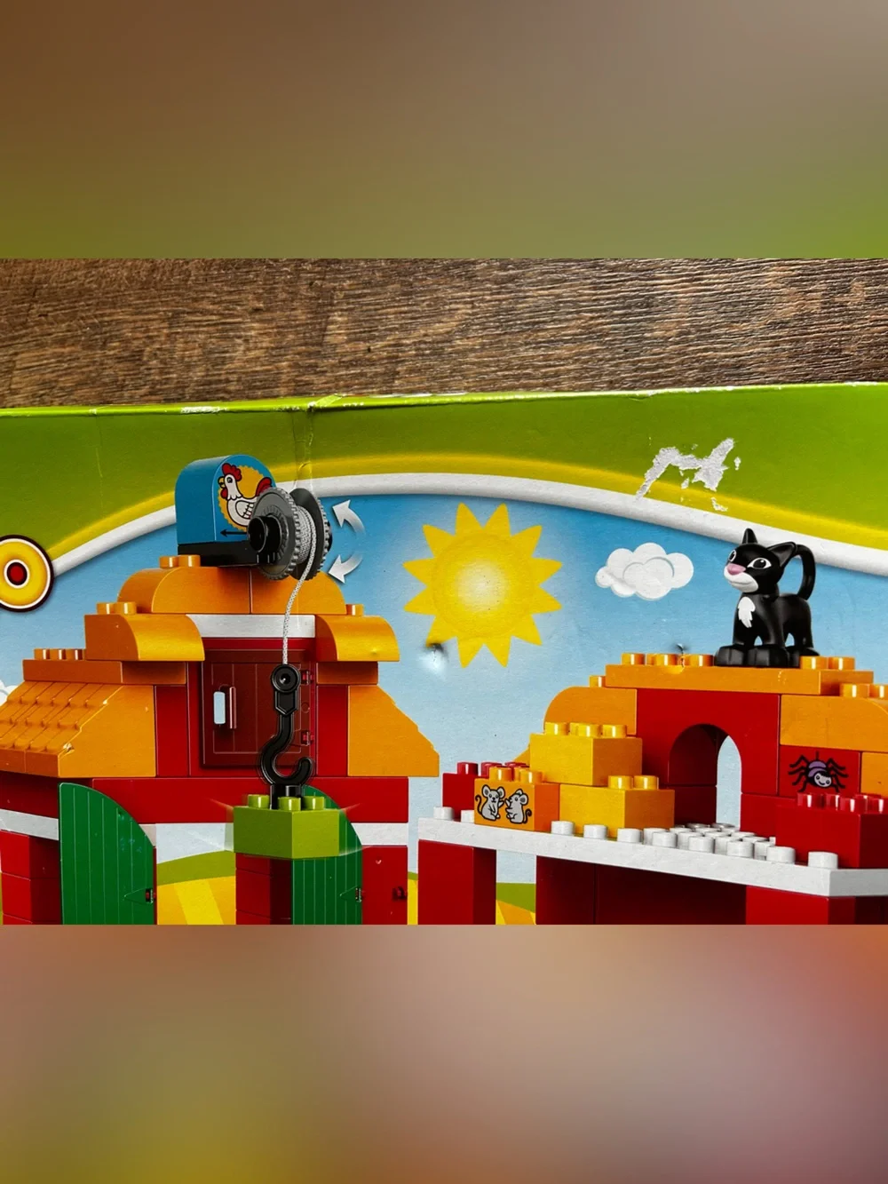 New Sealed LEGO DUPLO Big Farm 10525 - Imperfect Box -Farmer Cow Chicken Tractor